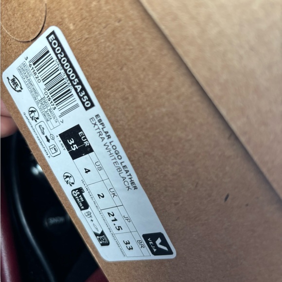 Veja White and Black Women's Sneakers - Picture 2 of 2